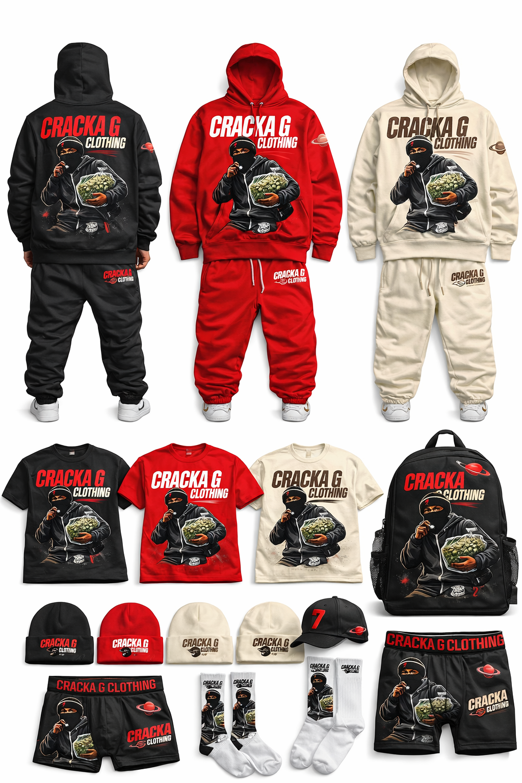 CRACKA G CLOTHING BUNDLE SPECIAL